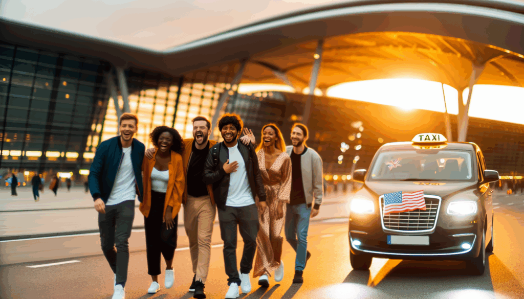 Gemeinsam zum Airport: Großraumtaxi für den Flughafentransfer Straubing