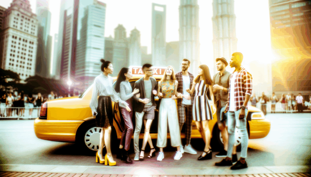 Keine Aufteilung auf zwei Taxis: Im Großraumtaxi in Straubing alle zusammen unterwegs