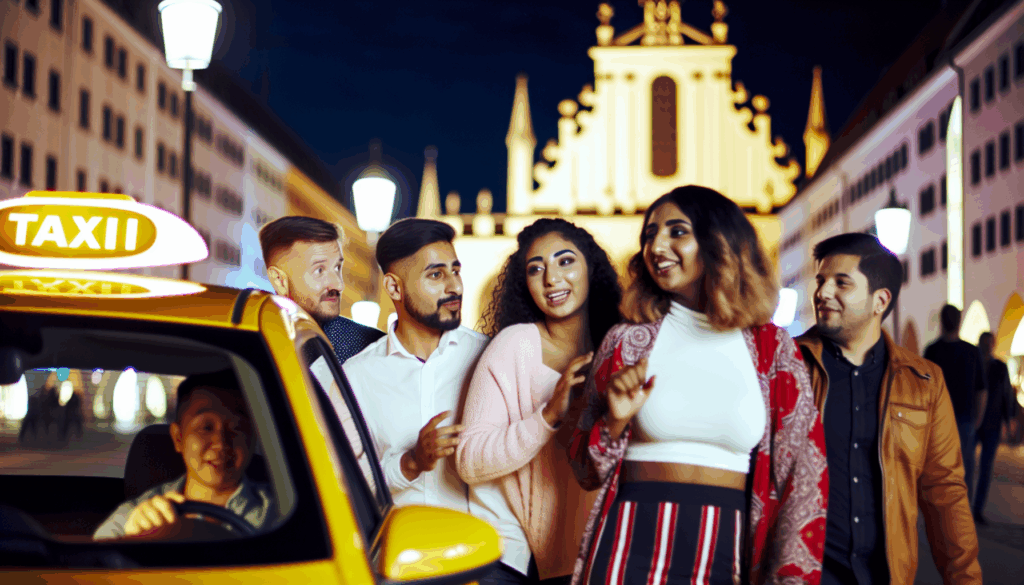 Nachts unterwegs mit Freunden? Gruppentaxi Straubing bringt alle sicher heim